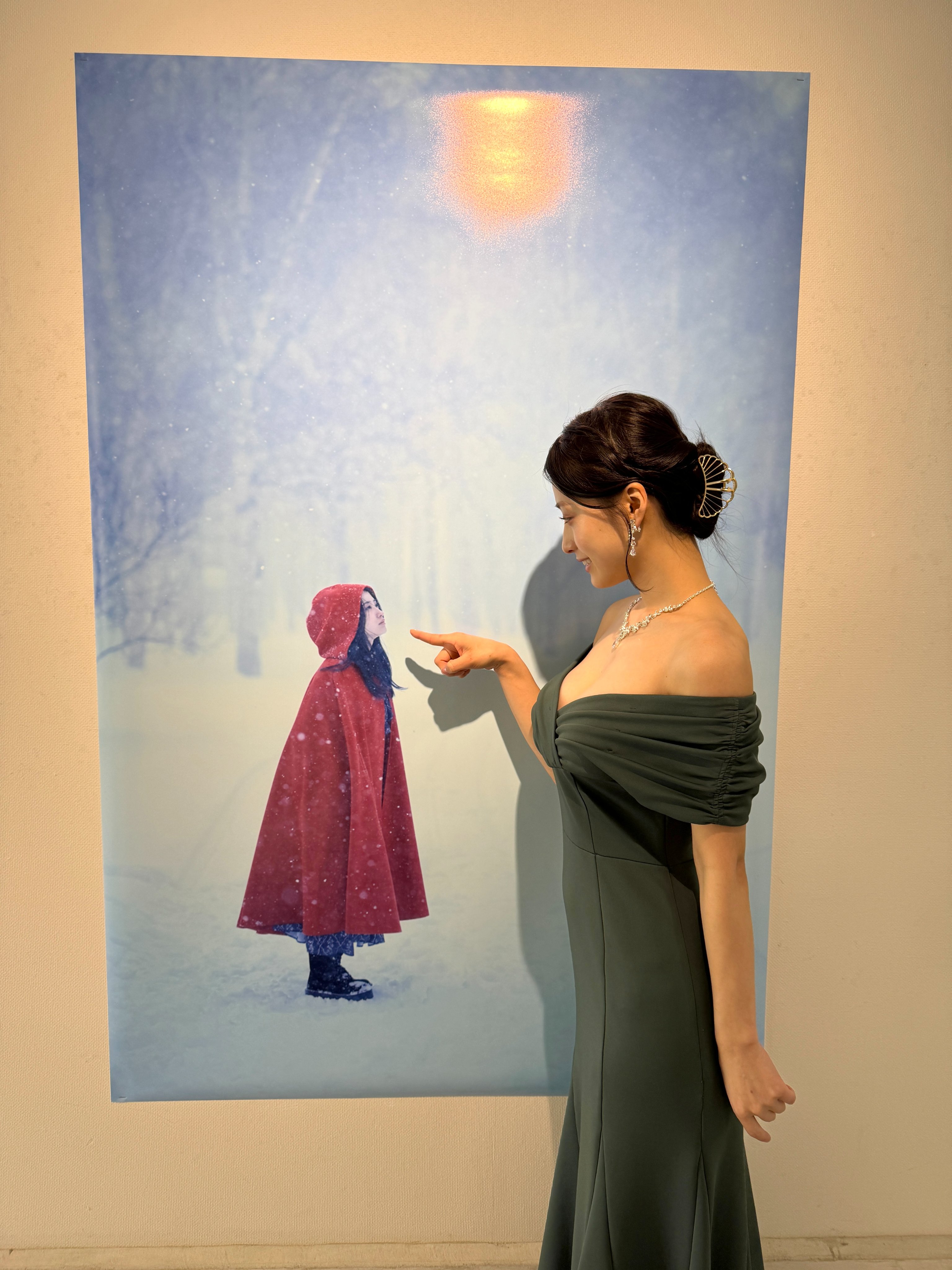 AYANO SUMIDA×LUCKMAN PHOTO EXHIBITION Japanese Model Ayano Sumida Attends Press Editorial Stock