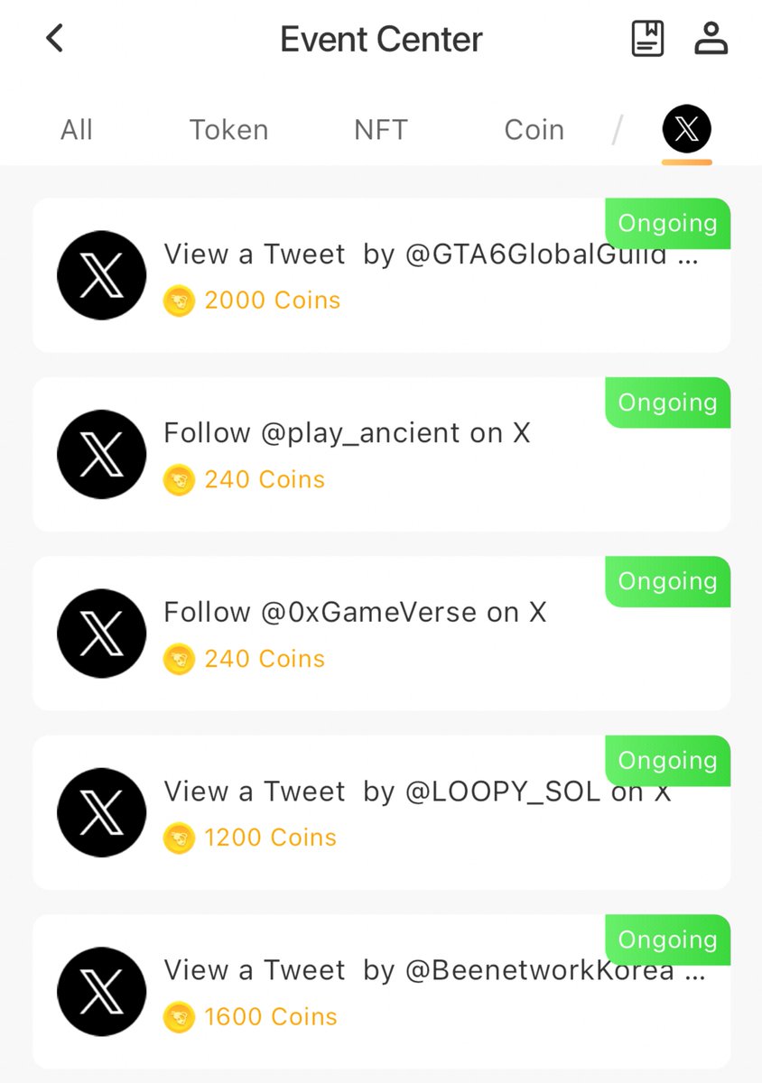 Beenetworkintl's tweet image. 💸 Getting coins has never been so simple. 

👋Invite you to experience X questboard on Bee Network Event Center. 

🍯BTW, it's #HoneyTuesday again. Update your app through Bee.com and check your KYC qualifications now.