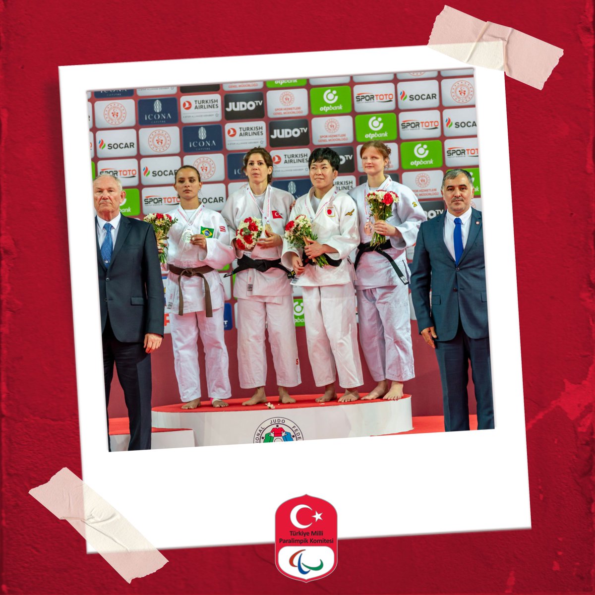 2024 Uluslararası Görme Engelliler Spor Federasyonu (IBSA) Judo Antalya Grand Prix'sinin ilk gününde 1 altın ve 1 bronz madalya kazandık ❤️ 🇹🇷 Ecem Taşın Çavdar 🥇 🇹🇷 Cahide Eke 🥇
