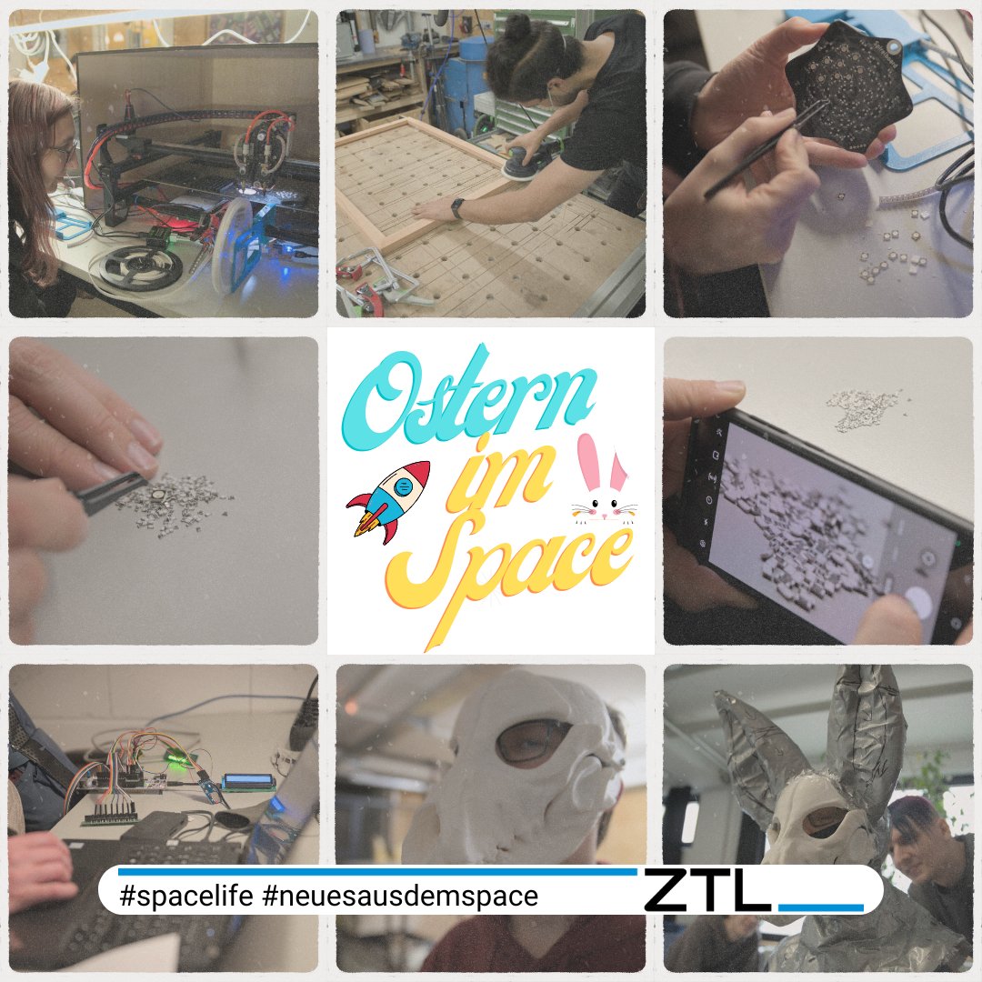 Wie habt ihr euer Osterwochenende 🐰 verbracht? #ztl #ztlspace #maker #makersgonnamake #makerspace #landau #landauinderpfalz #spacelife #diy #kreativ #neuesausdemspace #letsbecreative #diyprojekt #zentrumfürtechnikkultur #machenistwiewollennurkrasser #ostern