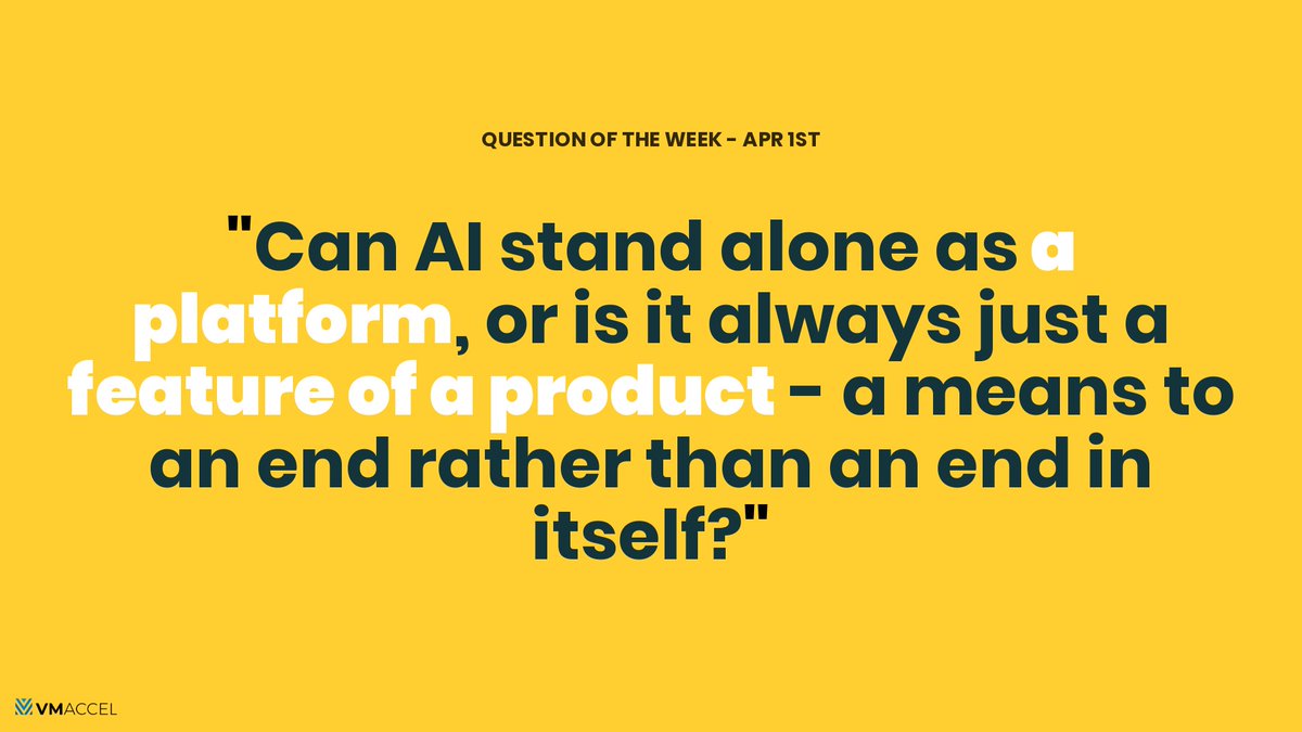 AI advancement is no joke, join the #debate: Is #AI the future of standalone platforms, or will it remain a supporting feature in the #tech ecosystem? 

Share your thoughts on AI's role in shaping our digital landscape!

#techtrends #FutureTech #AICommunity #AIApplications