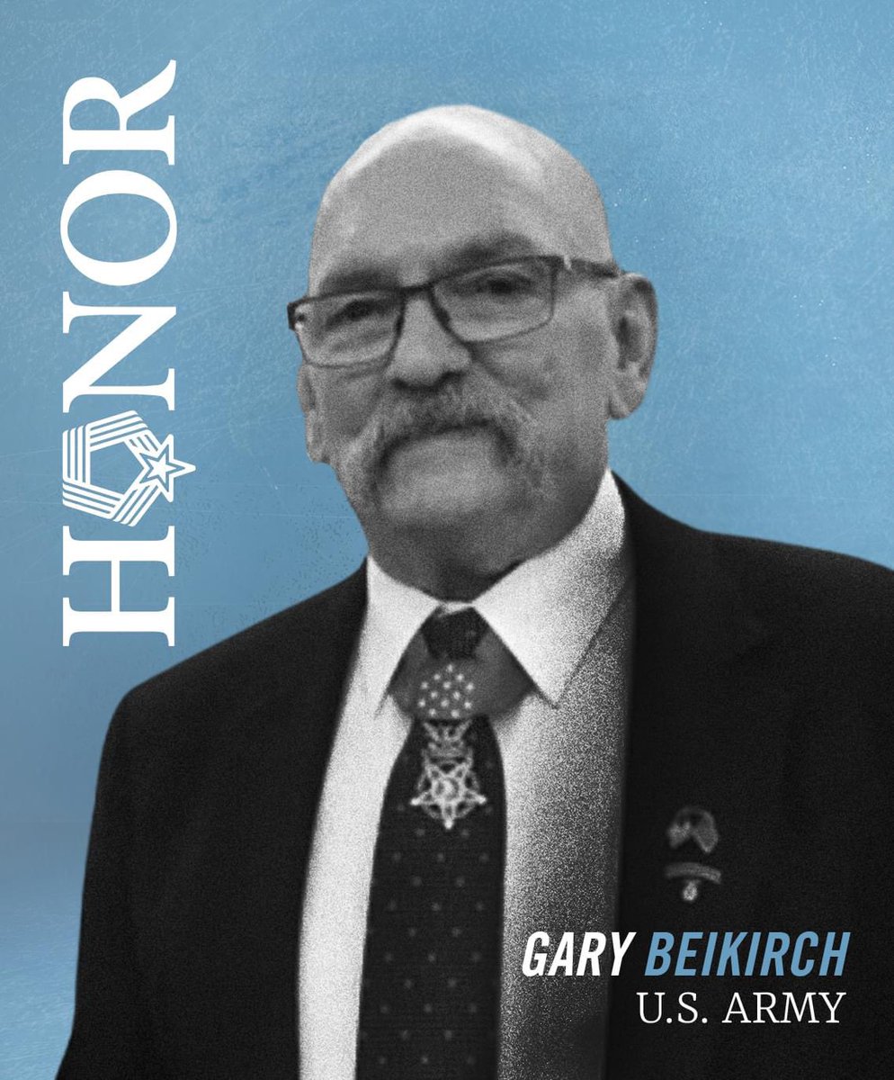 Today we honor Gary Beikirch whose actions #OTD in Vietnam 1970 earned him the #MedalofHonor. As a medic and despite severe injuries, he saved numerous lives at Camp Dak Seang. Beikirch would later serve as a youth guidance counselor, inspiring many on his own journey to healing.