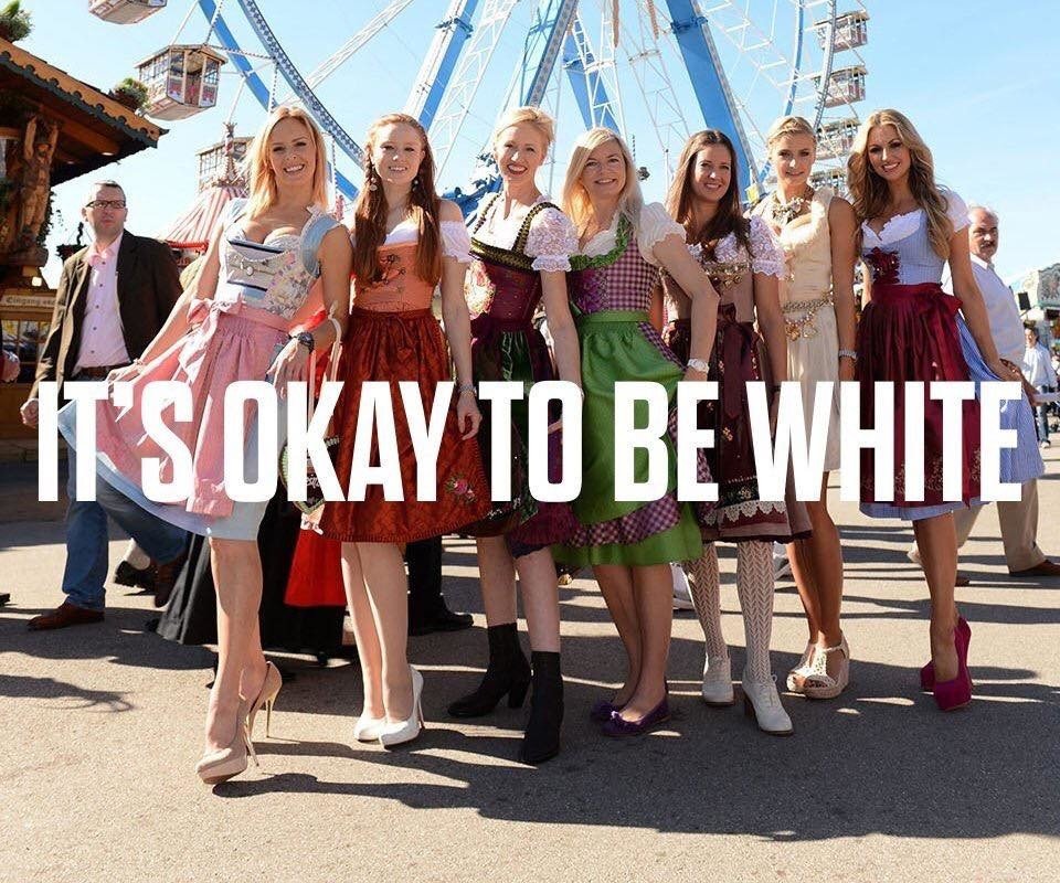 1. It's not just OK, it's wonderful! 🤍
2. #EthnicEuropeans Ladies, we love you in the #dirndl 😍
3. Any #BIPOC wearing a dirndl is guilty of cultural appropriation. 👎