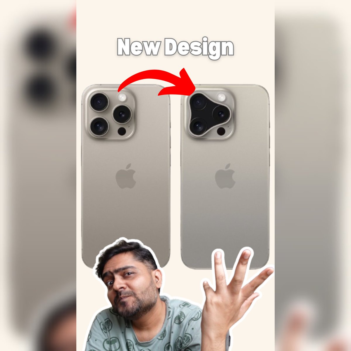 Wat u think of this design 
Watch to know more - youtube.com/shorts/yrKEQV4…

#apple #iphone16leaks #iphone16cameramodule #appleiphone16series #tech #smartphones