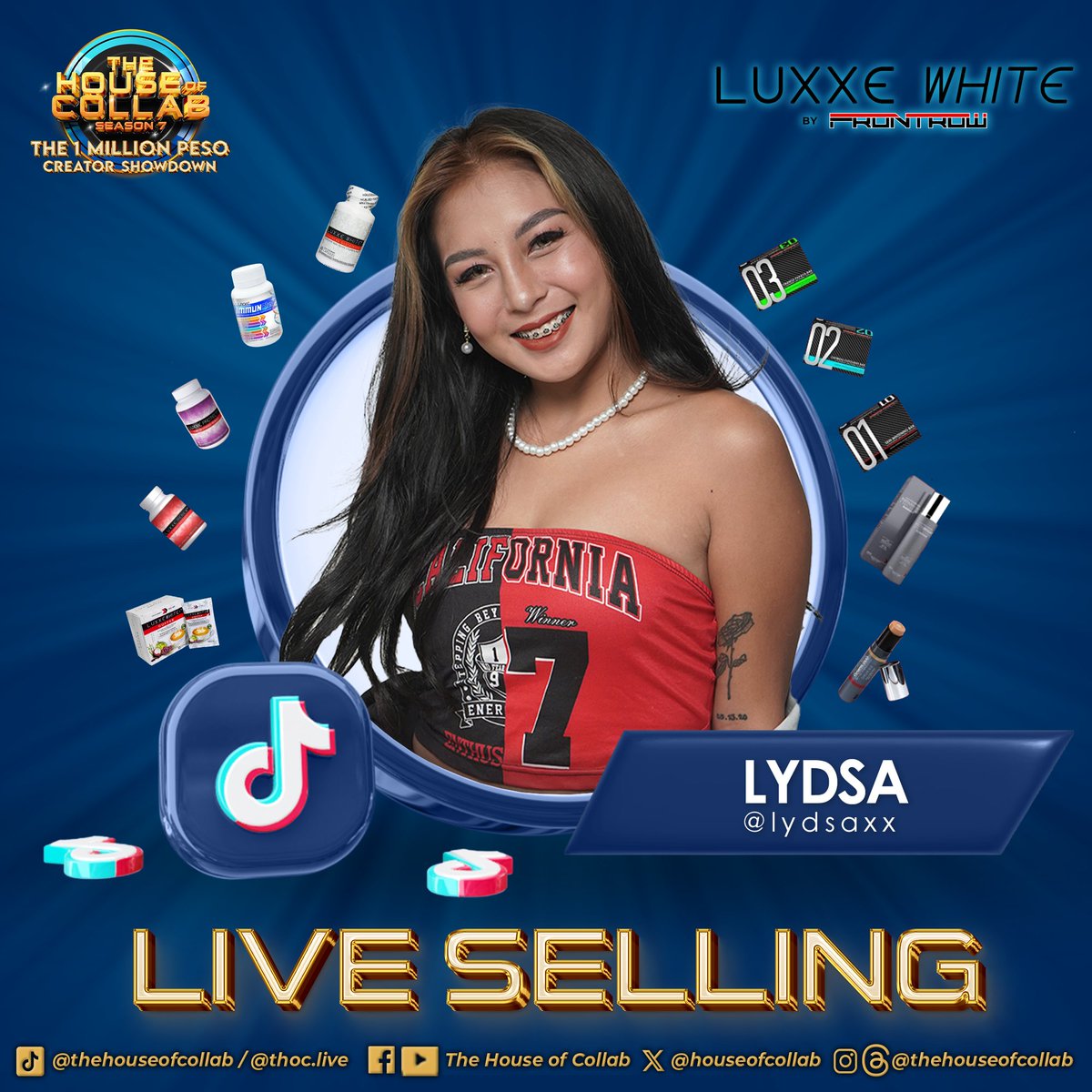 houseofcollab's tweet photo. The House Of Collab Live Selling
Support LYDSA Tiktok Live on her Tiktok Account @lydsaxx 10PM-11PM
#thehouseofcollab #fairfaxnetworkchannel #TheHouseOfCollab #THOCSeason7 #creatorshowdown https://t.co/d4Bi1qMNud