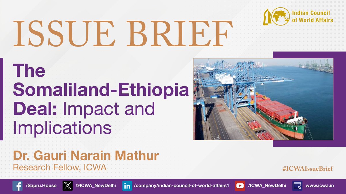 The Horn of #Africa region witnessed a diplomatic stir, with the signing of #Ethiopia #Somali land port deal. This deal will likely have a ripple effect, since it has unleashed new tensions in a region already torn apart by war and terrorism. Click here to read more👉…