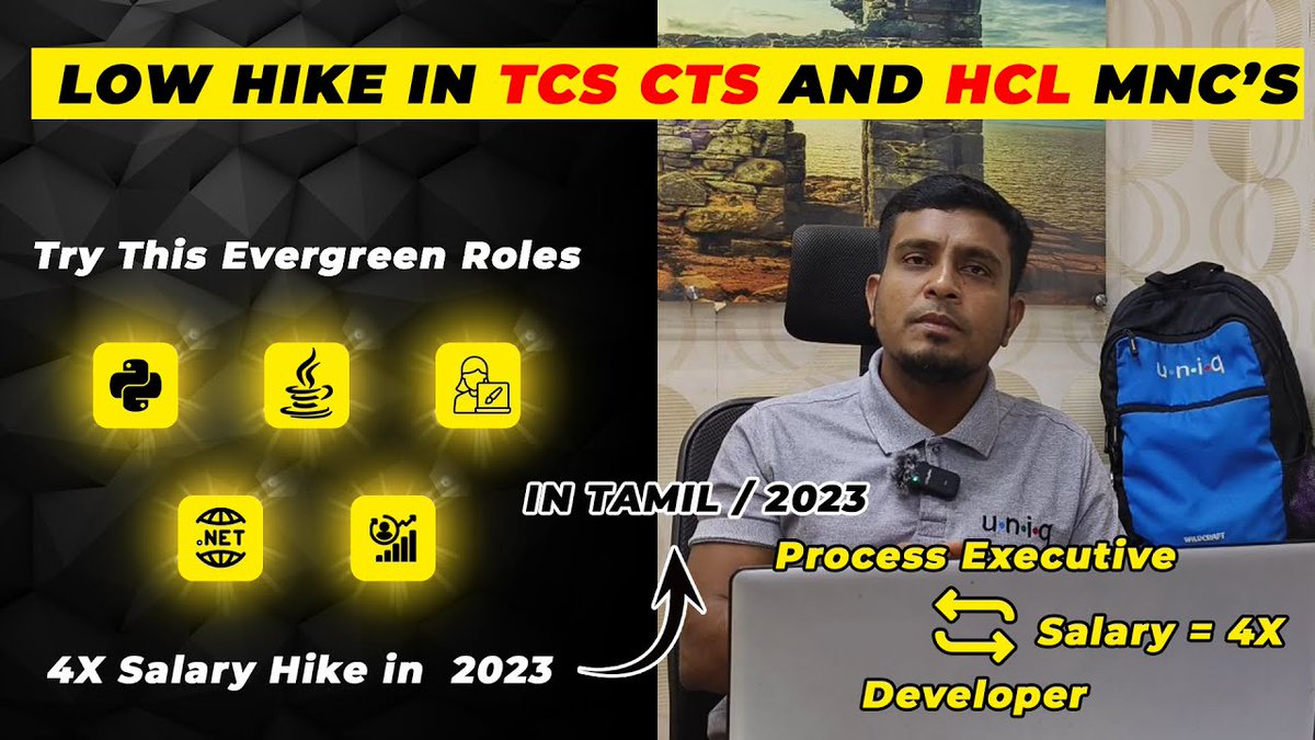 Uniqtechs's tweet image. Salary Package Increase பண்ண என்ன பண்றது  ?
Watch Here : youtu.be/oFm6Dp0B8z8
#Processexecutive #fullstackdevelopment #Uniqtechnologies