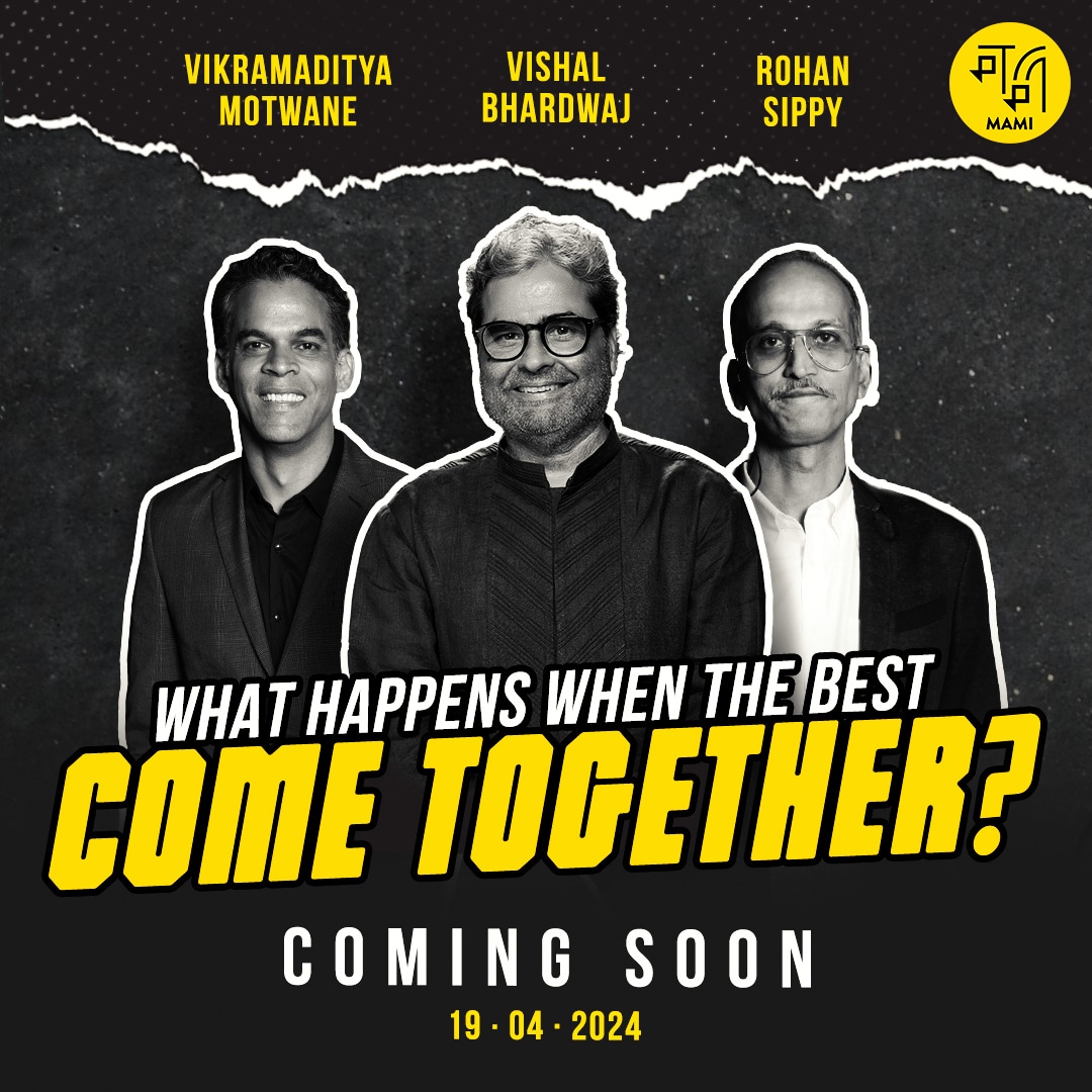 Three's a charm, especially when the three in question are some of the most sought-after filmmakers of our time. Stay tuned to know what this terrific trio has in store for you. #ComingSoon #WatchThisSpace #SomethingBigIsComing #VikramadityaMotwane @VishalBhardwaj @rohansippy