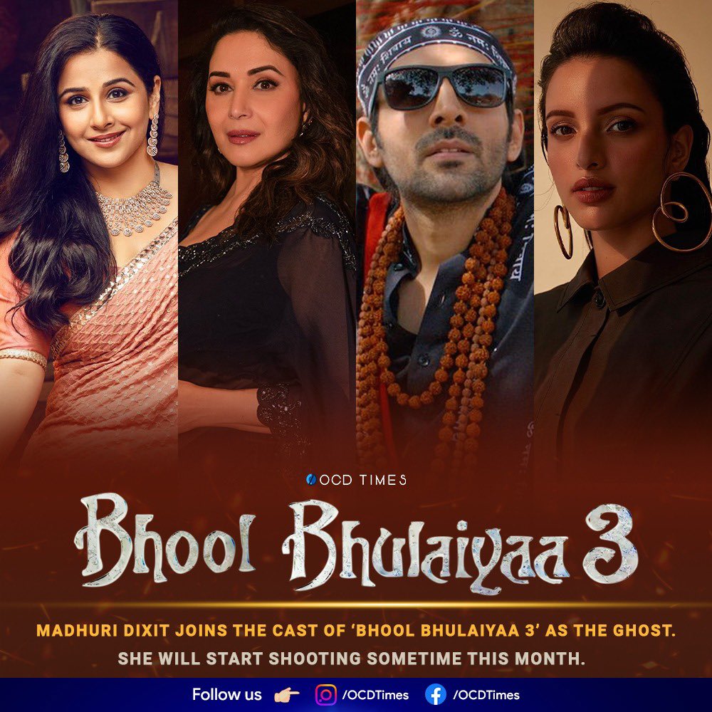 I want a fusion of Dola Re Dola X Ami Je Tomar 😜
.
#OCDTimes #KartikAaryan #TriptiDimri #VidyaBalan #BhoolBhulaiyaa3 #Tseries #AneesBazmee #MadhuriDixit #BB3