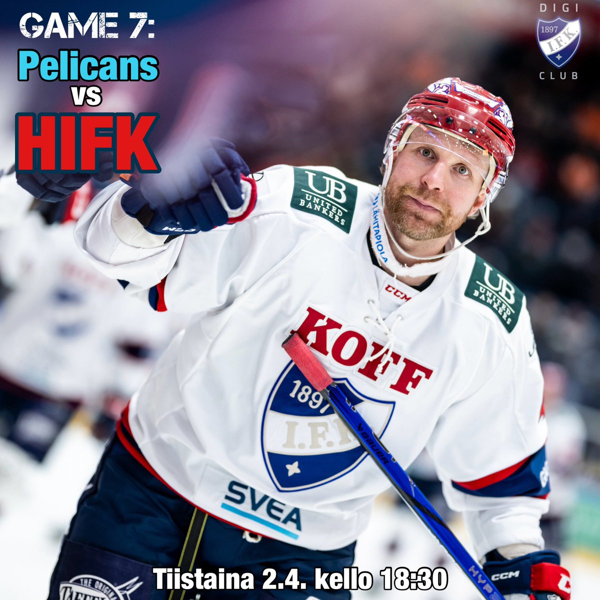Game seven, hockey heaven.

En gång till! 

Voitto ja häviö. Taivas ja helvetti. Kävi sarjassa miten tahansa, tämä taistelu ja comeback tullaan muistamaan.

👉 Matsi Lahdessa alkaa 18:30.

#hifk #lahdenpelicans #digihifk @hifkshop <a href="/kollekt_io/">Kollekt.io</a> <a href="/tutors_fi/">TUTORS</a> Kuva:  <a href="/r1kuexposures/">Riku Laukkanen</a>