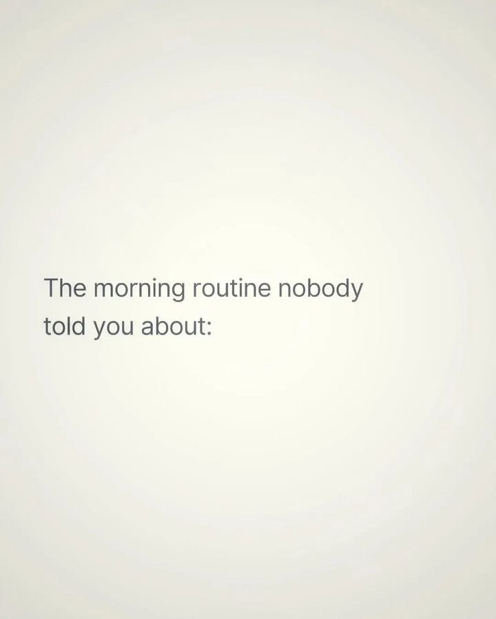 SucceededMind's tweet photo. The Morning Routine Nobody Told You About: https://t.co/5smjo3cwrU