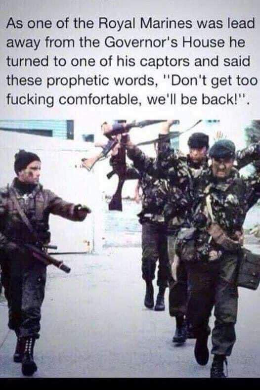 42 years ago today Argentina invaded the British Falkland islands a conflict that changed many people's lives "from the sea freedom" RIP all my Shipmates who are still on patrol ..NEVER FORGOTTEN ⚓️⚓️🇬🇧🏴󠁧󠁢󠁥󠁮󠁧󠁿