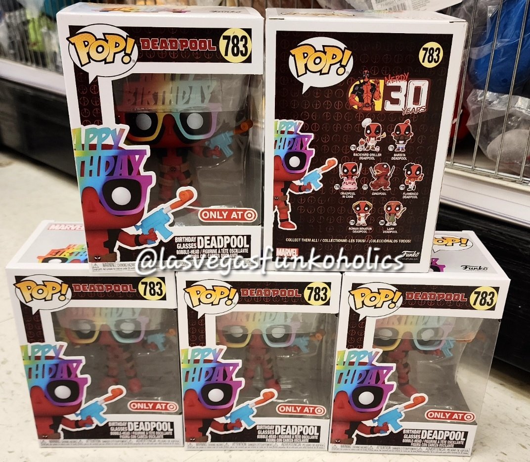 Spotted Restock 🎯 Exclusive Birthday Glasses Deadpool.

#targetrun #marvel #funkopops #Pops #Deadpool #funkopopphotography #getoffthecouchandhunt #FunkoPopVinyl #funkocollectorcheck
#marvelfan