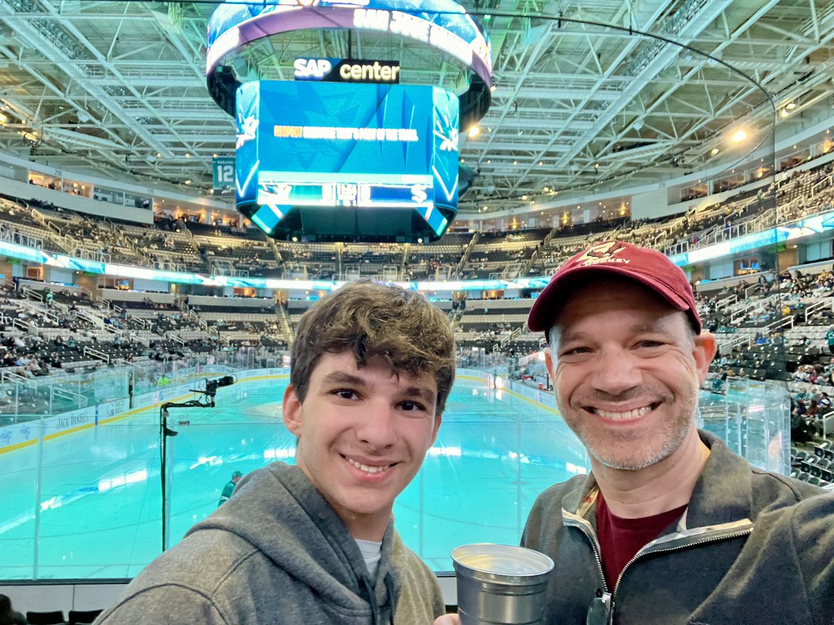 Thanks @SanJoseSharks & #sjsharks for showing these out of town #NYR fans a great time at the game tonight vs @SeattleKraken when we came out to see some hockey. First class dans & first class experience. (We won’t mention David Quinn).