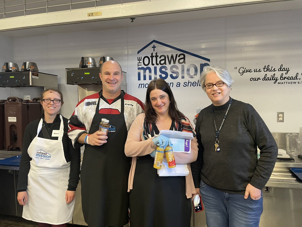 Thank you to all the tireless volunteers who give back year after year. At the risk of missing some;Svjetlana Ceca GavricJonathan HollingerL A Noack AltShaun Alton. Chef Rick And Peter Tilley you and your team are amazing @OttawaMission