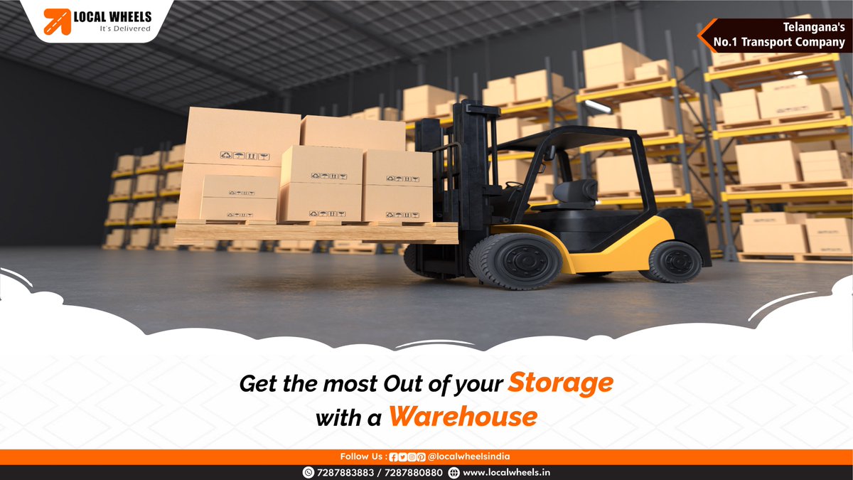 Are you struggling to find ample storage space for your goods? Look no further!
Our warehouse solutions are tailored to meet your storage needs efficiently and effectively.

#LocalWheels #Logistics #Logistic #SurfaceTransport #RoadTransport #Roadways #LogisticsManagement  #Goods