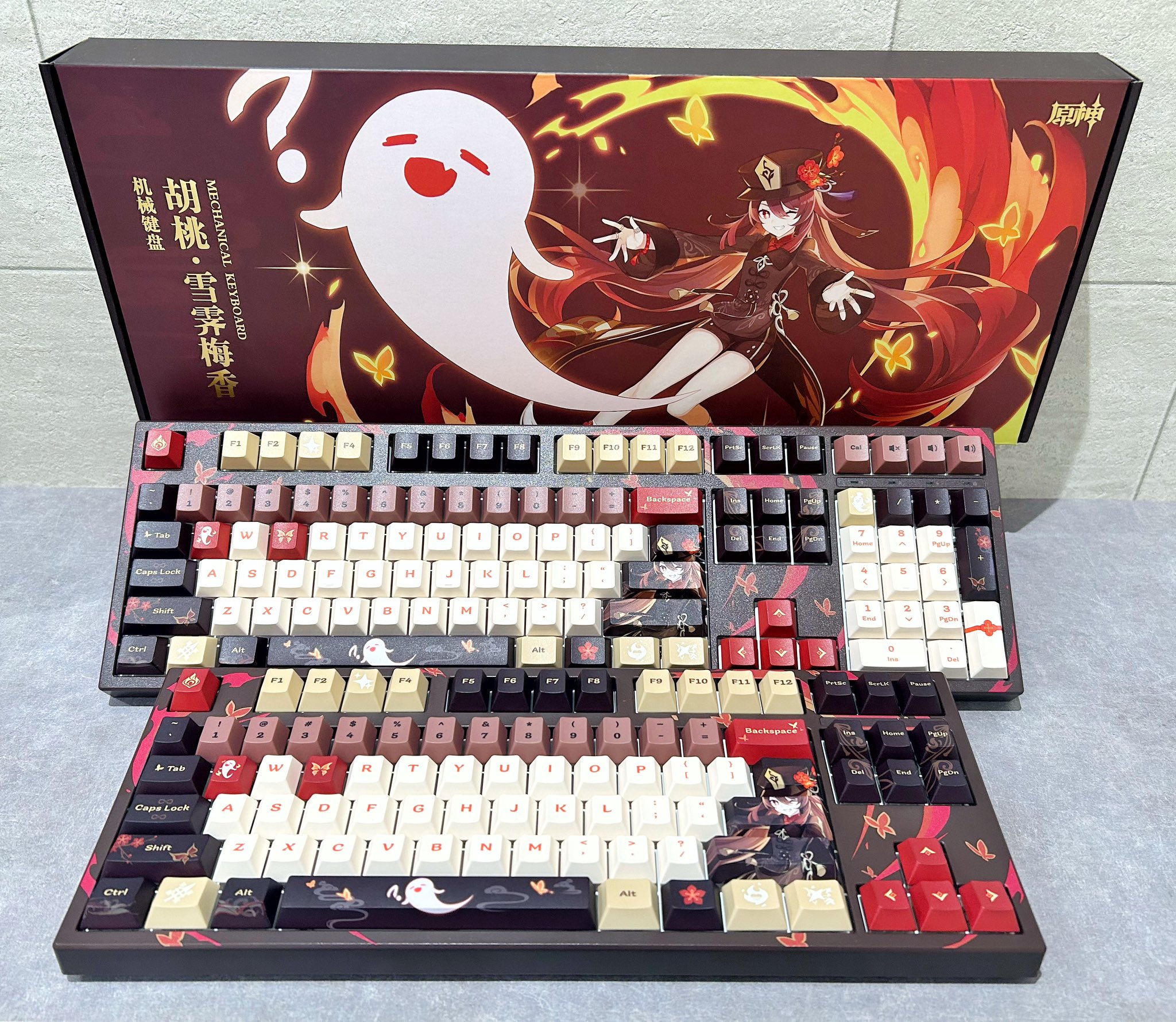原神　胡桃イメージ　キーキャップ セット Amazon.co.jp: 原神Project 胡桃 キーキャップ キーキャップ