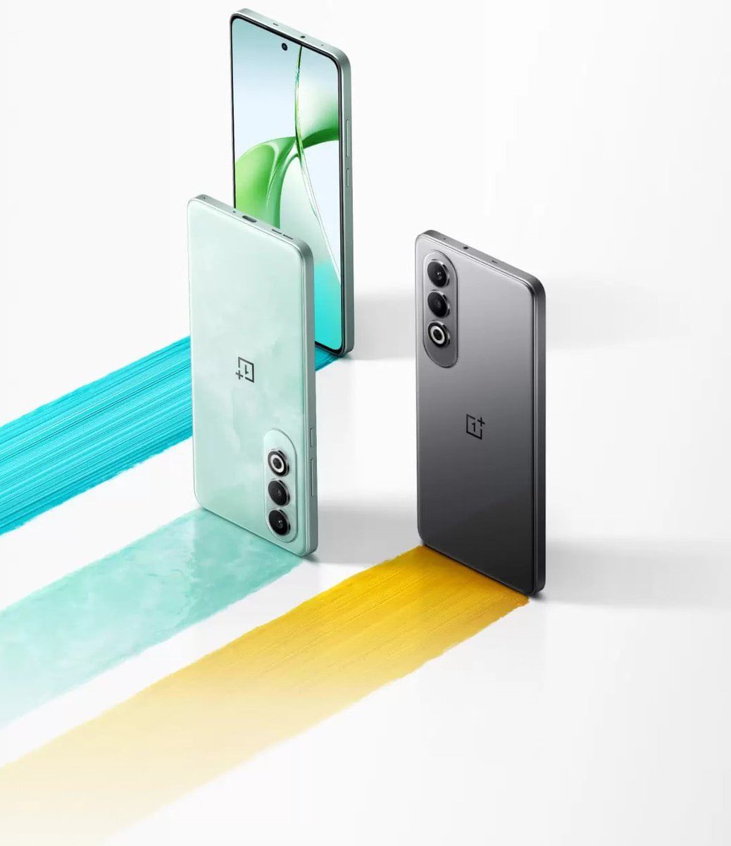 OnePlus Nord CE4 Launched in India Specifications: • 6.7-inch FHD+ AMOLED • 120Hz refresh rate • ProXDR Display • Snapdragon 7 Gen 3 SoC • LPDDR4X RAM with UFS 3.1 storage • 50MP + 8MP UW • 16MP Front • In-display fingerprint sensor • 5500mAh battery with 100W SUPERVOOC