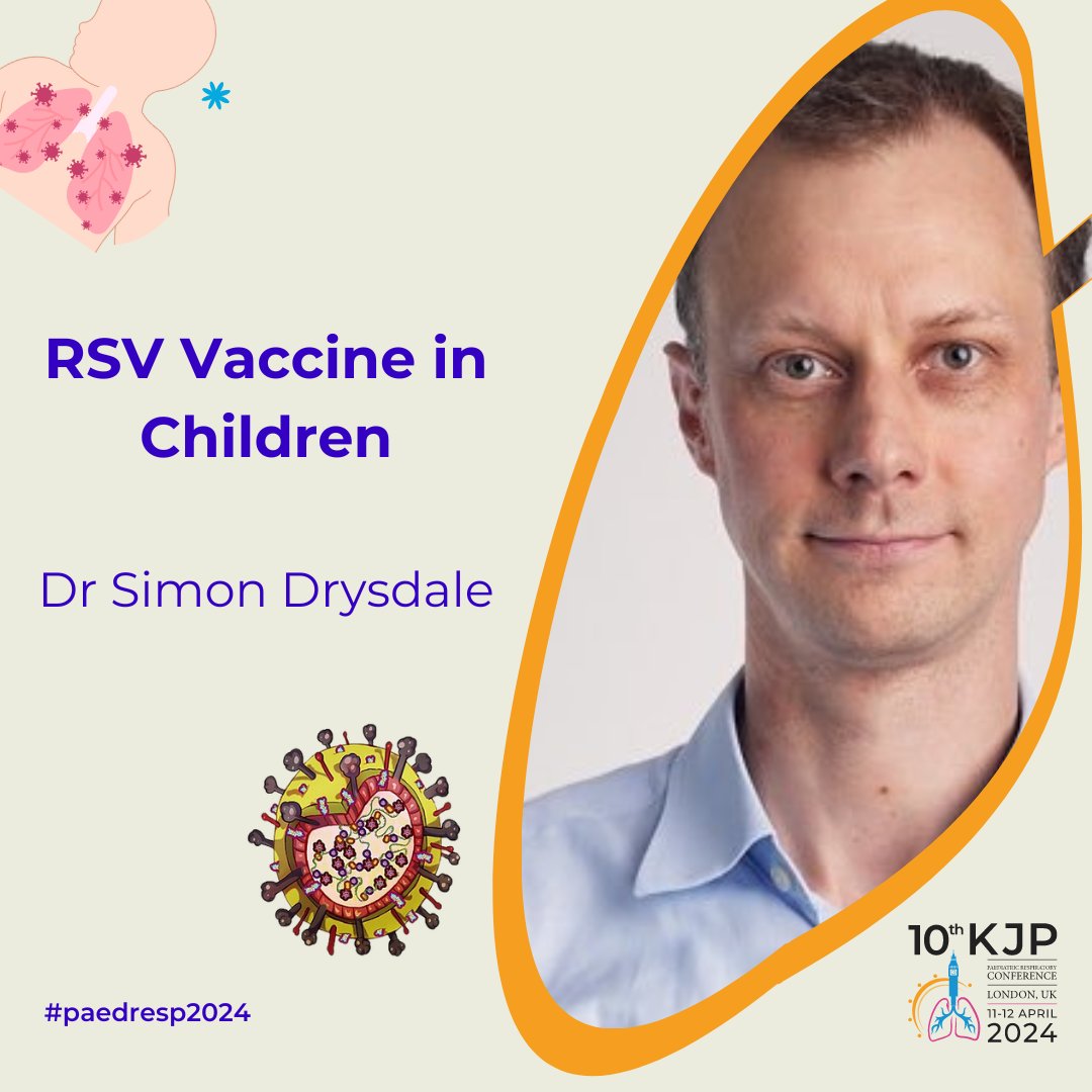 An important topic for all Paediatricians... @sbdrysdale from @StGeorgesTrust will be giving us the latest updates on #RespiratorySyncytialVirus at this year's John Price Conference. It's not too late to join us! #paedresp2024