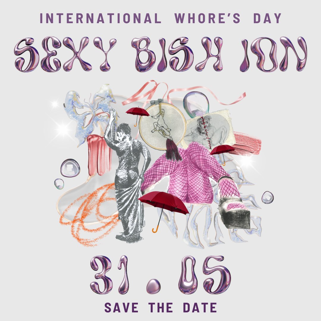 SAVE THE DATE!!!!!!! The Friday before June 2nd (which is International Wh0/r3s day) Vixen will be hosting a SexyBishion - an art & performance exhibition open to ALL creative $ 3x worker submissions: painting, drawing, print, sculpture, performance, and more!