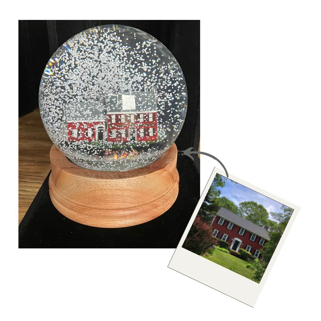 From Pictures to Hand Painted Snow Globes #snowyglobes #snowglobes #christmas #easter #gift #handmade #billionaire #weddinggift #anniversary #AprilFoolsDay #handmadegift