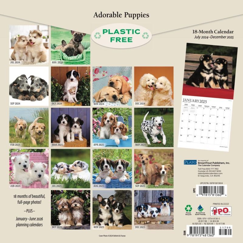 Enjoy the relaxation of a bank holiday with adorable puppies to brighten your day! Order #AdorablePuppies calendar now and add some extra joy to your well-deserved day off. Get it now and prepare for relaxation and fun! #BankHoliday #LongWeekend #UK buff.ly/4apjkhK