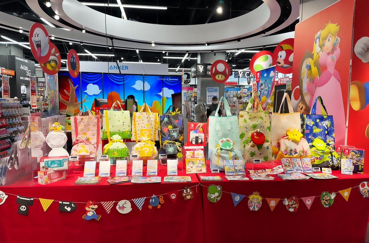 ついに本日より開催‼️￣￣￣￣￣◥ ◣＿＿＿NINTENDO POPUP SHOP
