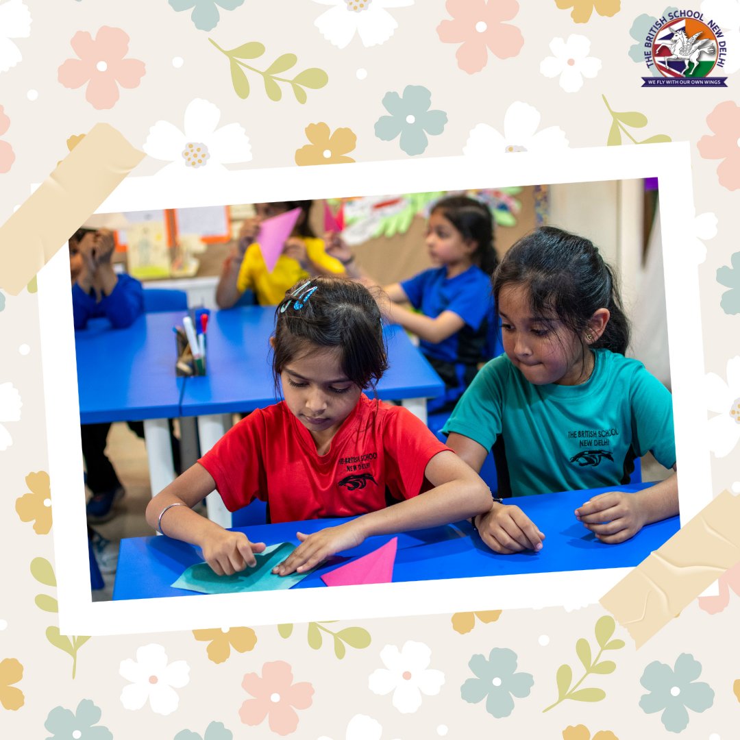 The last term of the year started off with festivities to welcome spring! The students made pretty origami tulips and butterflies, while the PSA decked the school with colourful pinwheels and banners. ✨🌷🦋 #TBSDelhi #TBSCommunity #Spring #Celebrations