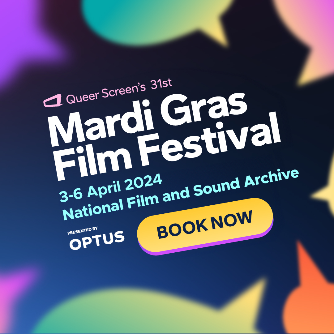 Queer Screen is bringing their 31st Mardi Gras Film Festival to Canberra at the @nfsaonline from the 3rd – 6th of April 2024. Get tickets queerscreen.org.au/whats-on/?_fil…