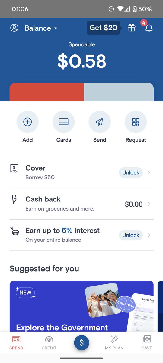 QuyetPawz's tweet image. After Paying for everything and buying $35 of groceries.

#odspPoverty #poverty #disability