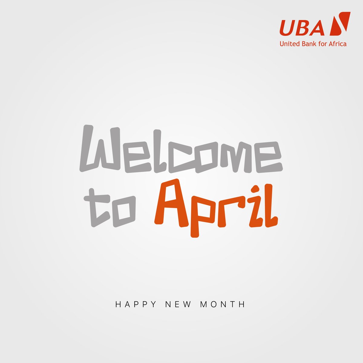Welcome to the New Month. May your April be EPIC! We are excited and very expectant. #NewMonth #NewMonthNewGoals #AfricasGlobalBank
