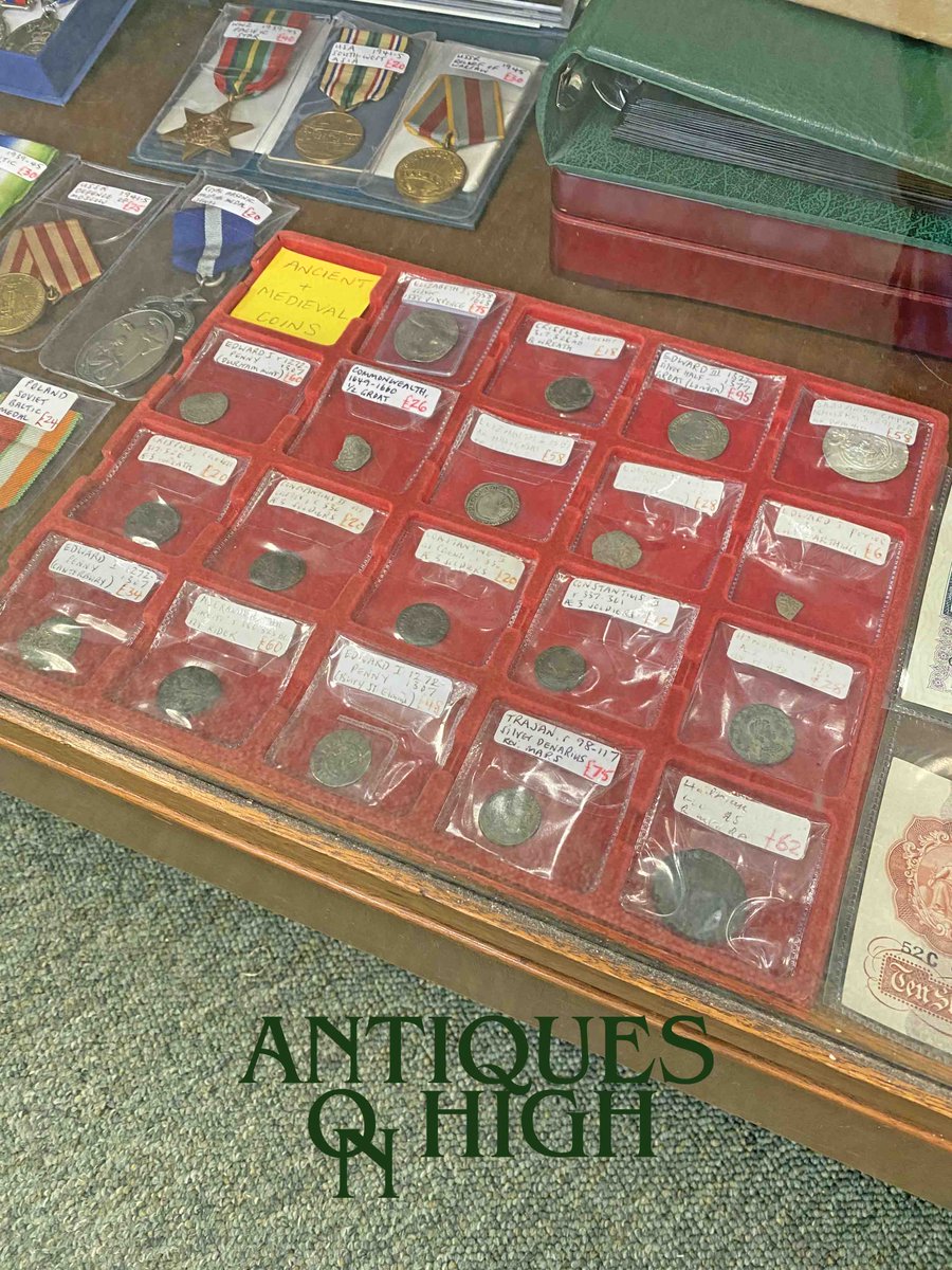 With a new coin dealer having just moved into Oxford along with our new very funky vintage sunglasses dealer, there is some fabulous new stock arriving at some very good prices! antiquesonhigh.co.uk #englandslargestawardwinningantiquescentres