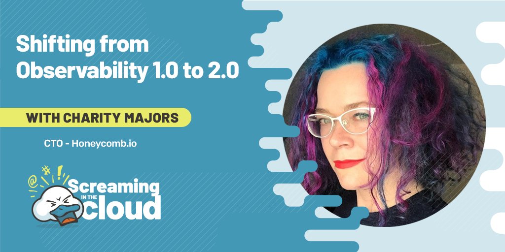 Observability is a wide world with a constantly shifting definition. Listen to @honeycombio Co-founder and CTO, @mipsytipsy share her description and thoughts on this week’s episode of Screaming in the Cloud. Check it out: lastweekinaws.com/podcast/scream…