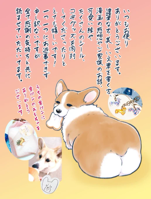 アンケートやお手紙ありがとうございます! 