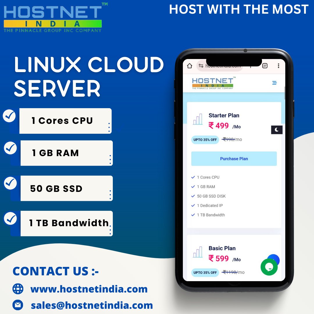 Im_hostnetindia's tweet image. 🚀 Unleash the power of your online presence with Linux Cloud Servers! ☁️
Dive into a seamless experience where performance meets reliability🌐
#LinuxCloudServer #TechInnovation #DigitalTransformation #CloudSolutions #LinuxServerMagic #CloudTechGurus