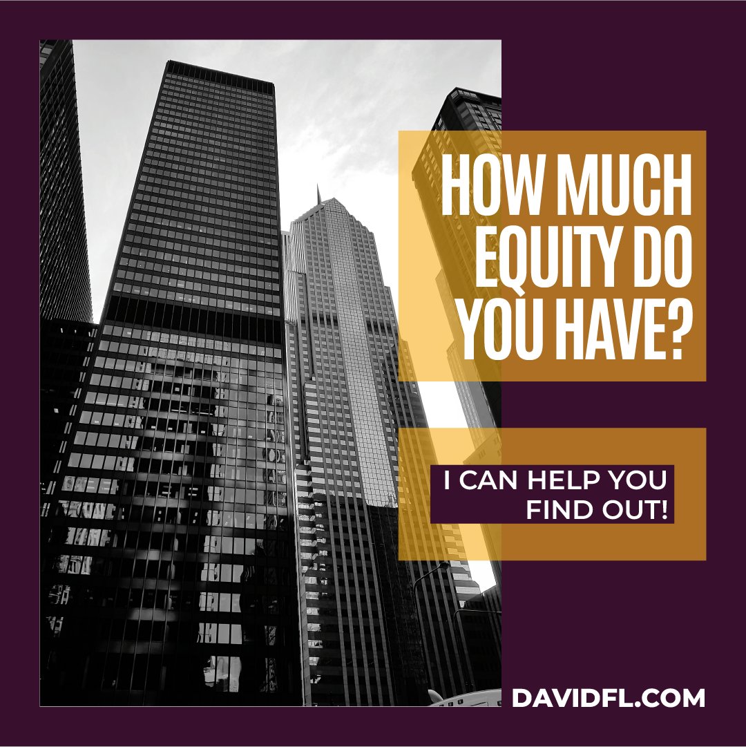 💲 Everything has a price, including your home 🏡. Why not 🔎 find out what yours is❓
⬇ This Free Price Estimate tool 💵 allows you to determine the equity in your home 💲⬇

💻 Find out instantly❗
📲 DavidFL.com
.
.
🌆 #AllAboutSouthFloridaRealEstate 🏘