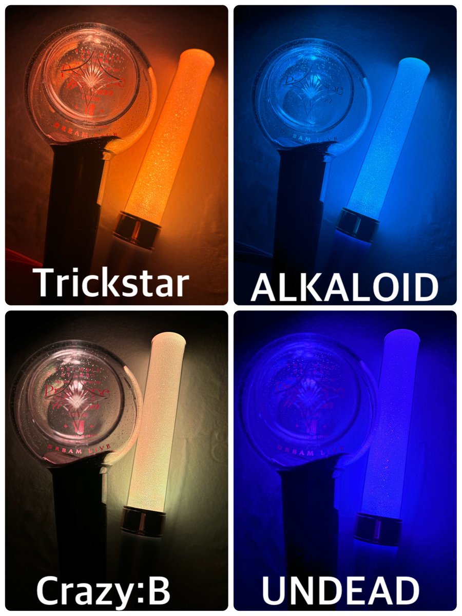 キンブレ持ち込み画像 今回もスタライ8th用にキンブレをチューニングしました！ 毎公演色味