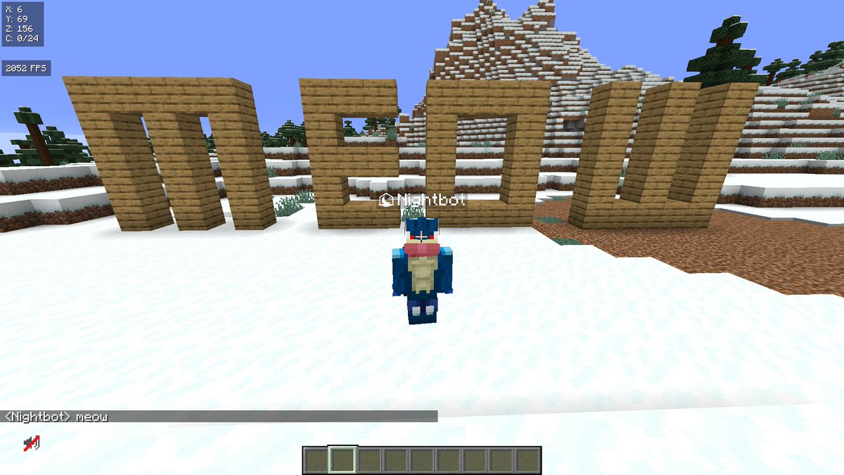 📷GIVEAWAY📷 
🙈Nightbot Minecraft Account🙈

-Follow me 👇
-Retweet and Like this ❤️