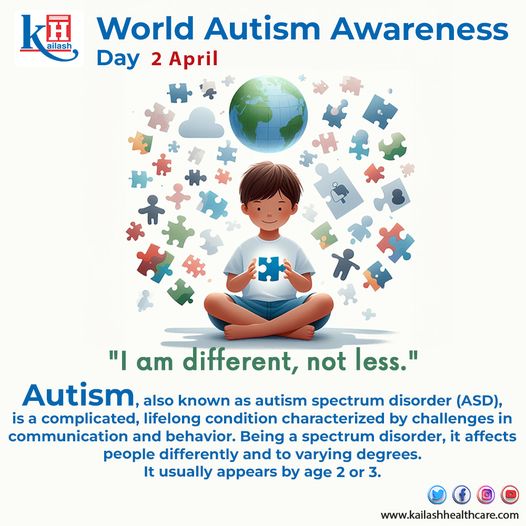 On this Autism Awareness Day, let's work towards creating a more inclusive and supportive world for individuals with #autism.

#InclusionForAll #SupportAutismCommunity #SpreadAwareness