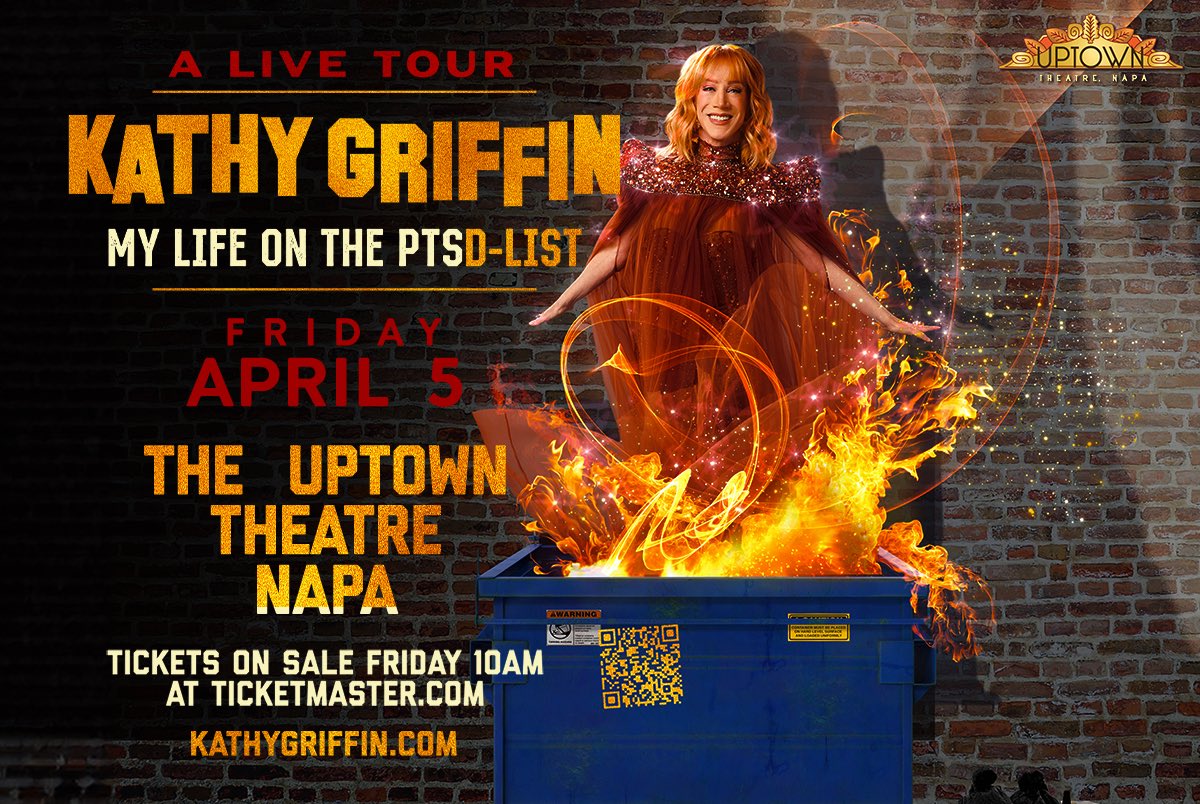 Can’t wait to have <a href="/kathygriffin/">Kathy Griffin</a> back in #napa the Gays are Going Wild!!! <a href="/TheUptownNapa/">Uptown Theatre Napa</a>