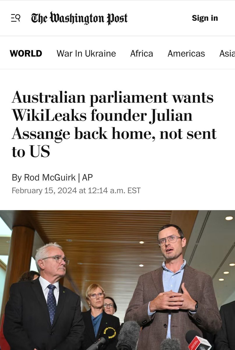 In February the Australian Parliament made themselves very clear. We want Julian Assange home!