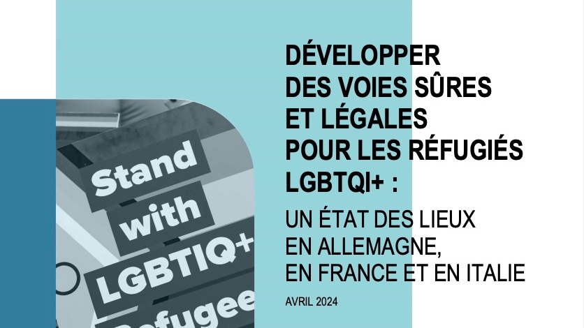 Découvrez la nouvelle étude de Synergies migrations qui fait un état des lieux des voies légales pour les réfugiés LGBTQI+ en Allemagne, France et Italie. Spoiler: il reste encore beaucoup à faire! synergies-migrations.org/developper-des…