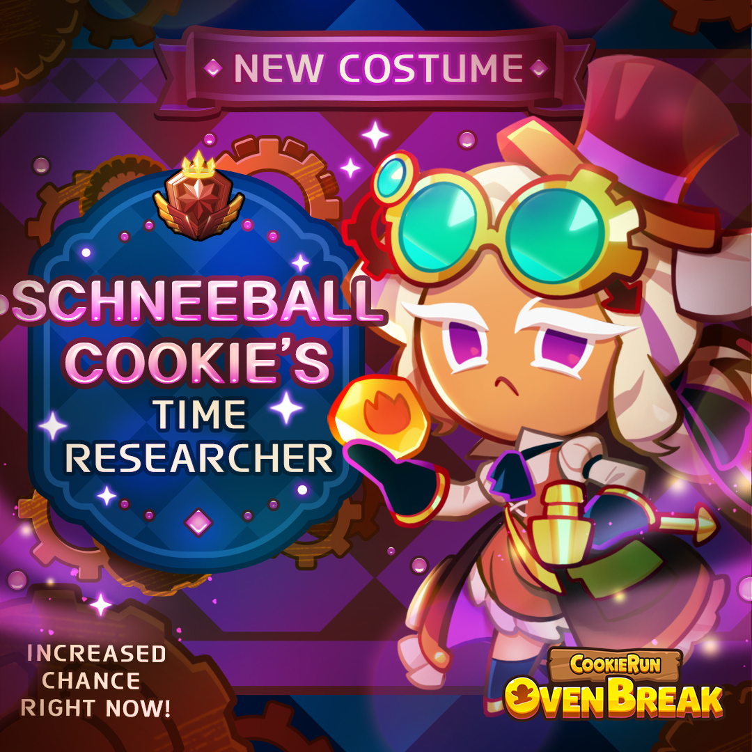 They say Schneeball Cookie's Time Researcher can uncover the entire timeline of any era with just a tiny relic!🕰