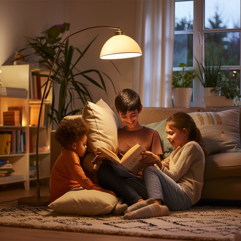The Role of Floor Lamps in Family Reading Activities
#led #Light #lights #lighting #home #House #floorlamp