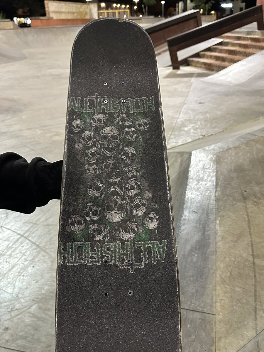 I’ve said it before and I’ll say it again, ATF Crew are the best fans hands down! I was leaving the Fremantle Street Arts festival on Sunday and as I passed the Skate Park Amosquito Gonzalez stopped me to show me his Skateboard with this killer design.