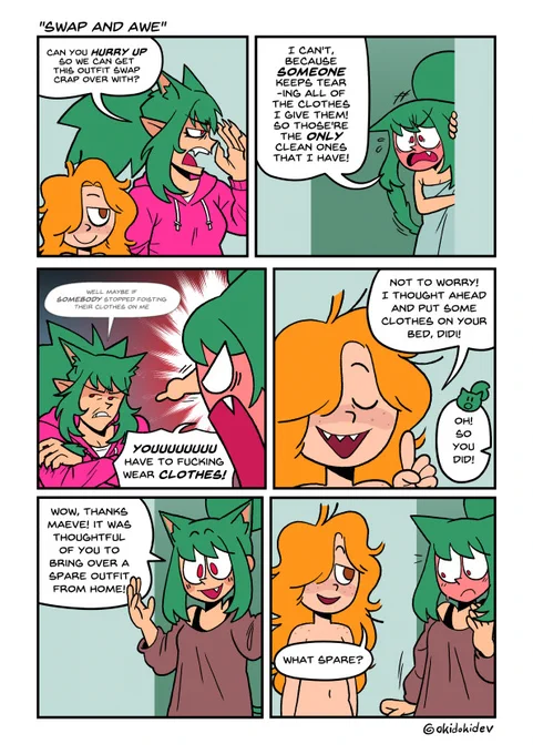 It's still April 1st on the west coast so it counts! I haven't drawn a comic like this in a while, it felt really nice as rusty as I was. 