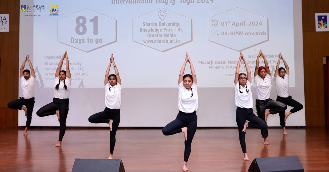 In view of the International Yoga Day which is 100 days from now, #ShardaUniversity conducted ‘#Yogotsav’ on 1st April 2024. It helped them elevate their physical & mental health. Here are some glimpses.

#Yogotsav2024 #yoga #yogapractice #shardauniversityinternational