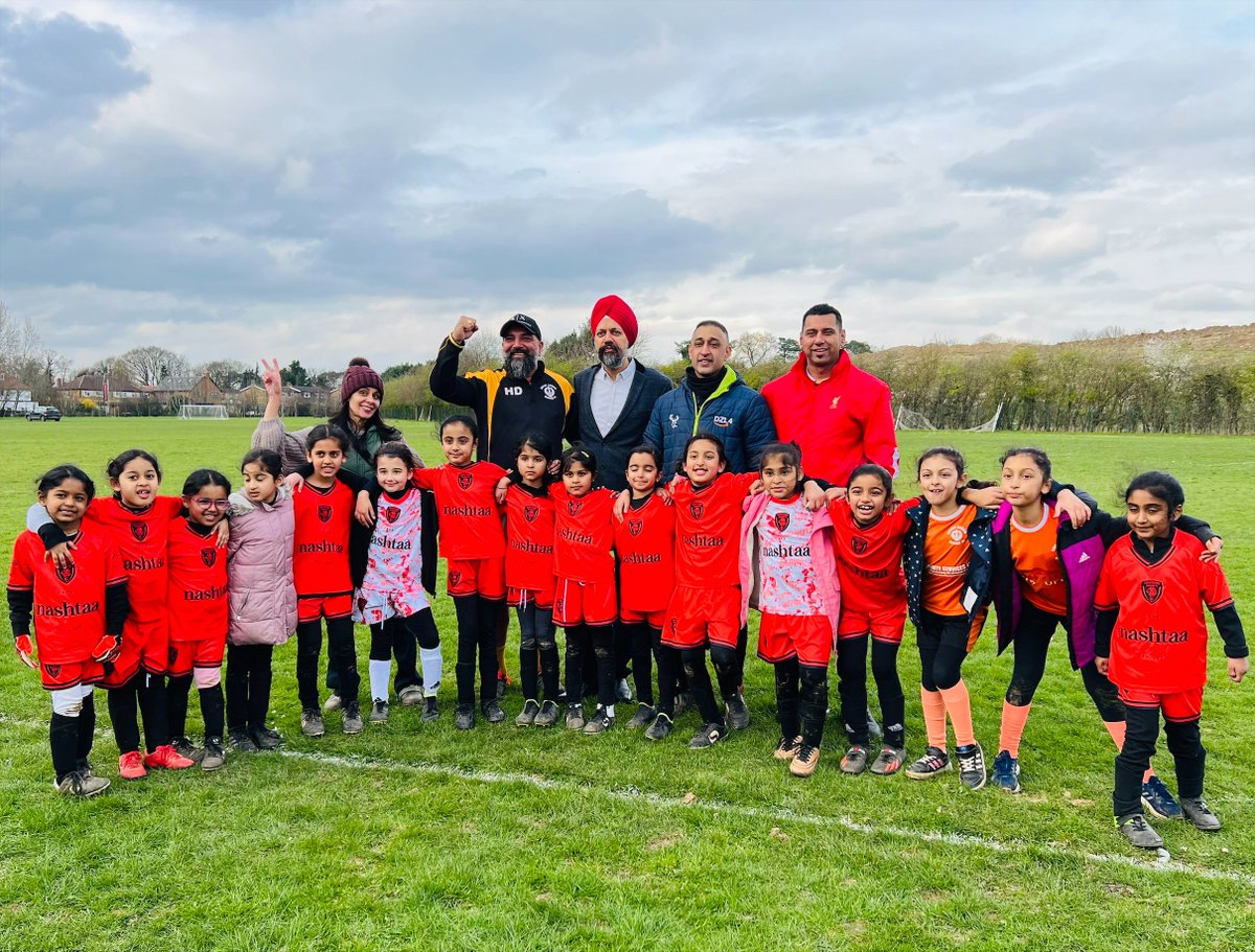 TanDhesi's tweet photo. Some fantastic footballing skills on display at the FA County #Girls #Football Festival, hosted by Singh Sabha Slough FC.

#Inclusion in #sports is vital and hope to see some of them in the near future as #Lionesses representing the country.
#ThisGirlCan
#WomenInSports. https://t.co/maOxZQRu68