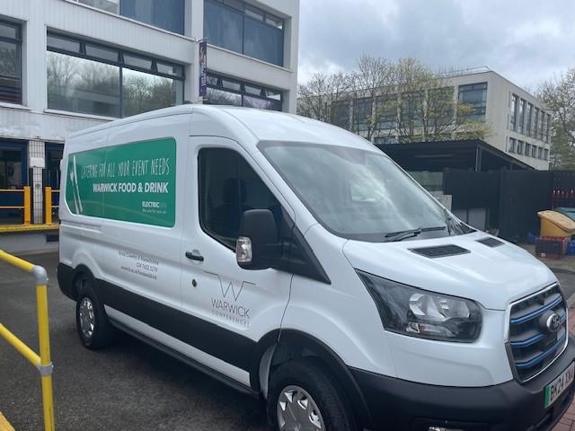 Join us in celebrating another milestone on our sustainability journey! 🚐 Introducing our new electric van at Warwick Food and Drink.. Learn how this initiative aligns with our sustainability roadmap: warwick.ac.uk/services/confe…