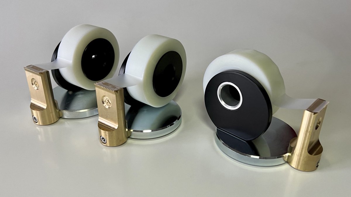 Rethinking corporate gifts with flair! Our custom-designed tape dispensers for <a href="/APTleicester/">APT Leicester</a> highlight their outstanding turned parts production capabilities. Who needs mugs and calendars? #PrecisionEngineering #BespokeDesign #GiftsForClients #CorporateGift #Design